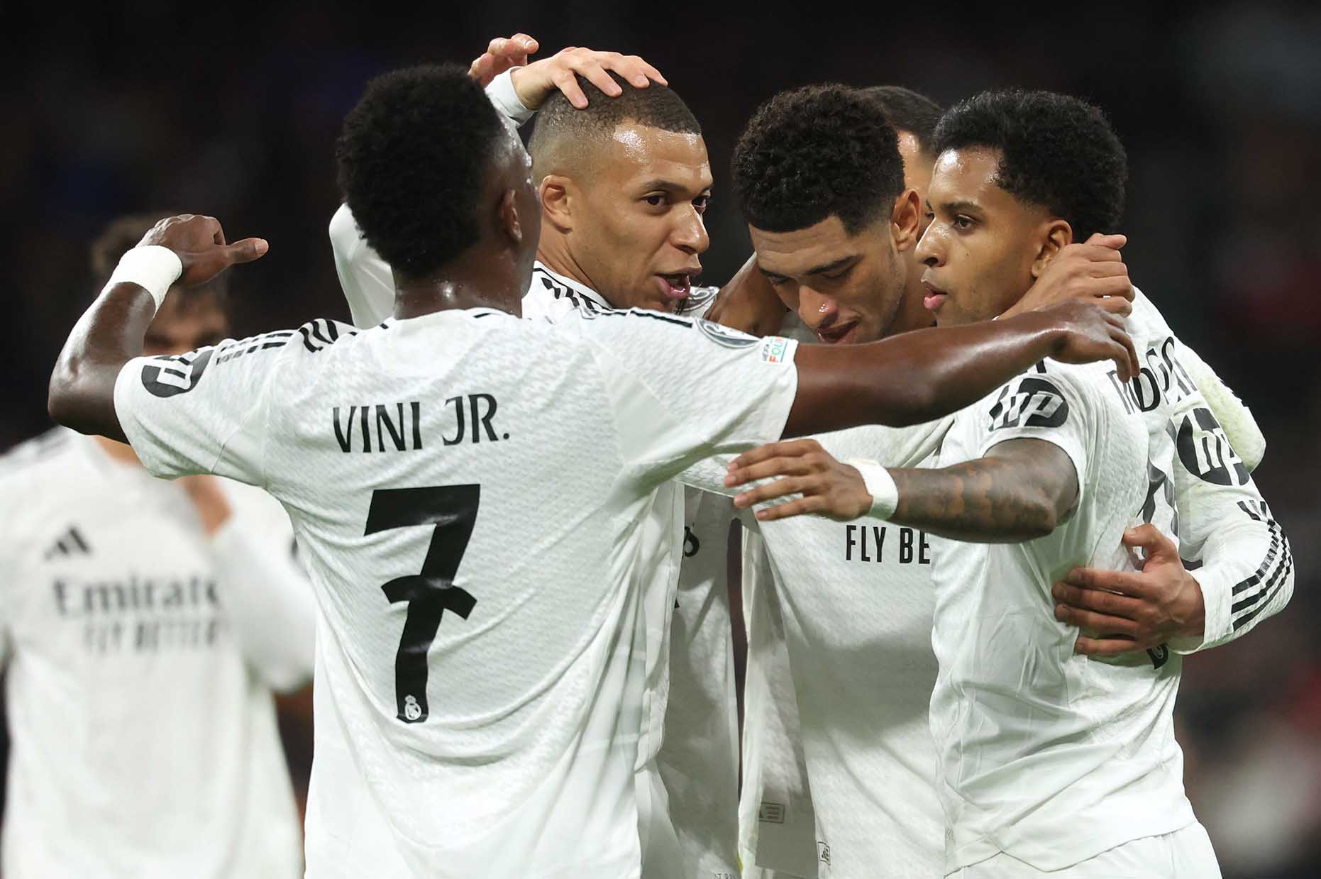 Real Madrid vẫn giữ nguyên được bộ tứ tấn công và sẽ có thêm Yan Diomande. Ảnh: AFP