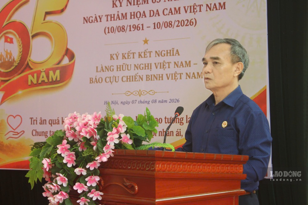 Thượng tướng Phạm Hồng Hương - Phó Chủ tịch Trung ương Hội Cựu chiến binh Việt Nam. Ảnh: Quỳnh Chi