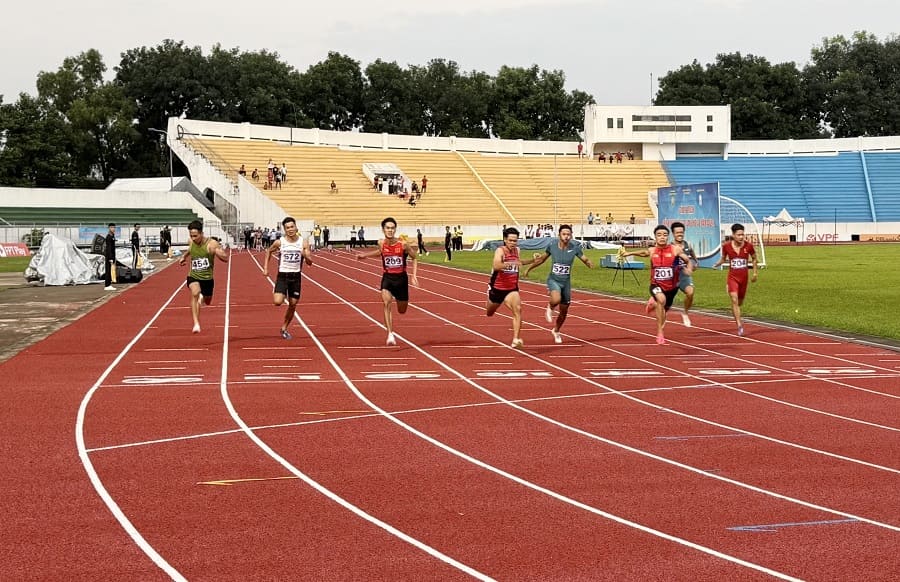 L'athlétisme vietnamien recherche toujours des visages prometteurs dans les tournois nationaux. Photo: Hoài Việt