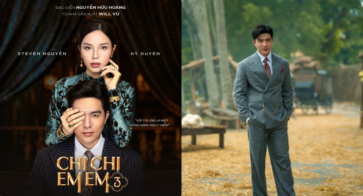 Ky Duyen collaborates with Steven Nguyen. Photo: Film crew.