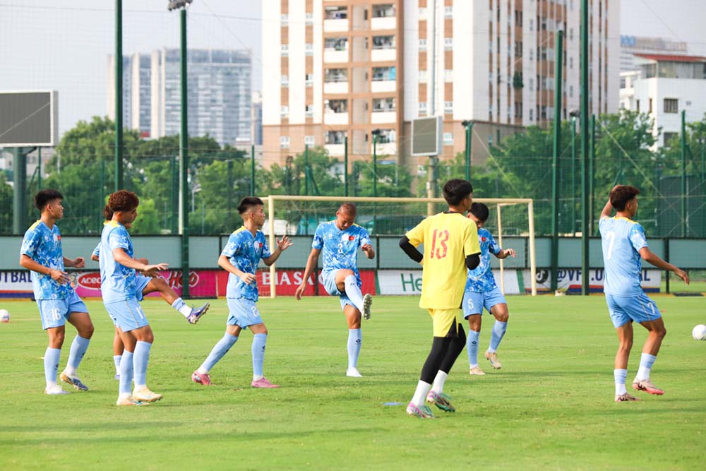 Le Vietnam U20 disputera de nombreux matchs amicaux au Japon pour acquérir de l'expérience dans les compétitions internationales. Photo: VFF