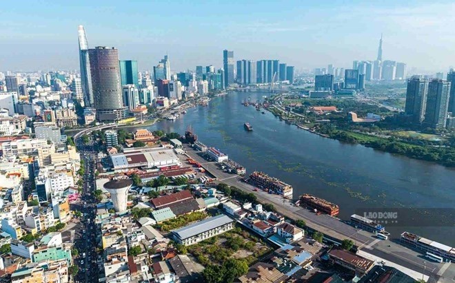 Ho Chi Minh City has 52 wards and communes that do not meet the standards for area. Photo: Anh Tu