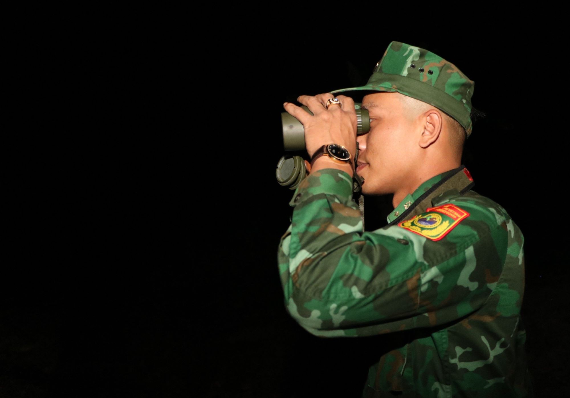 クアンチ省軍隊。写真:クアンチ国境警備隊