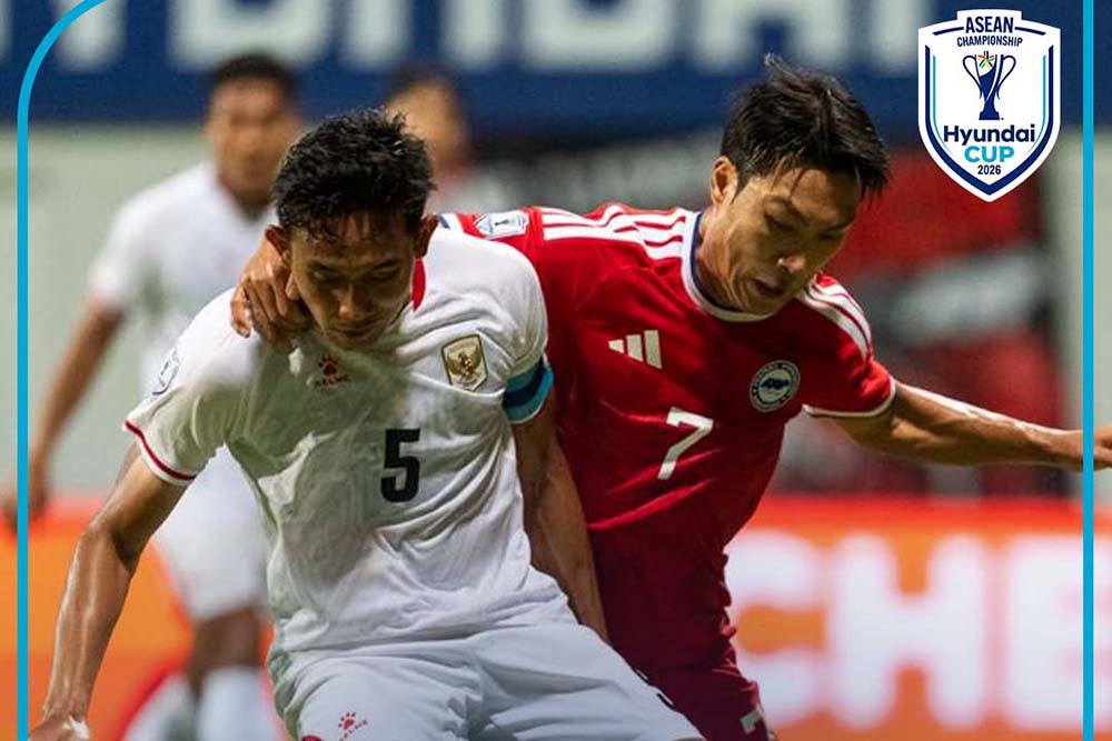Indonesia team (white jersey) stopped right from the group stage of ASEAN Cup 2026. Photo: AFF