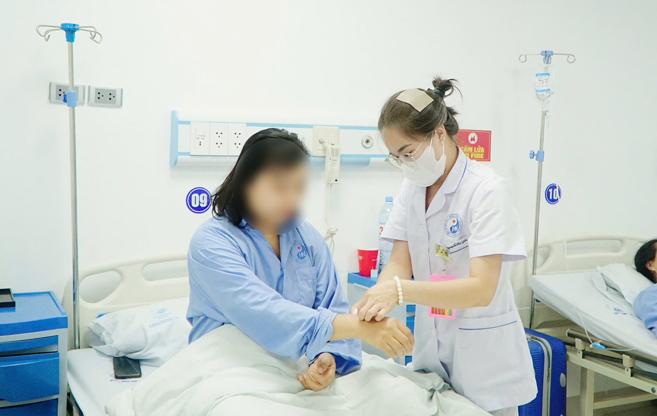 After surgery, the patient's health was stable. Photo: BVCC