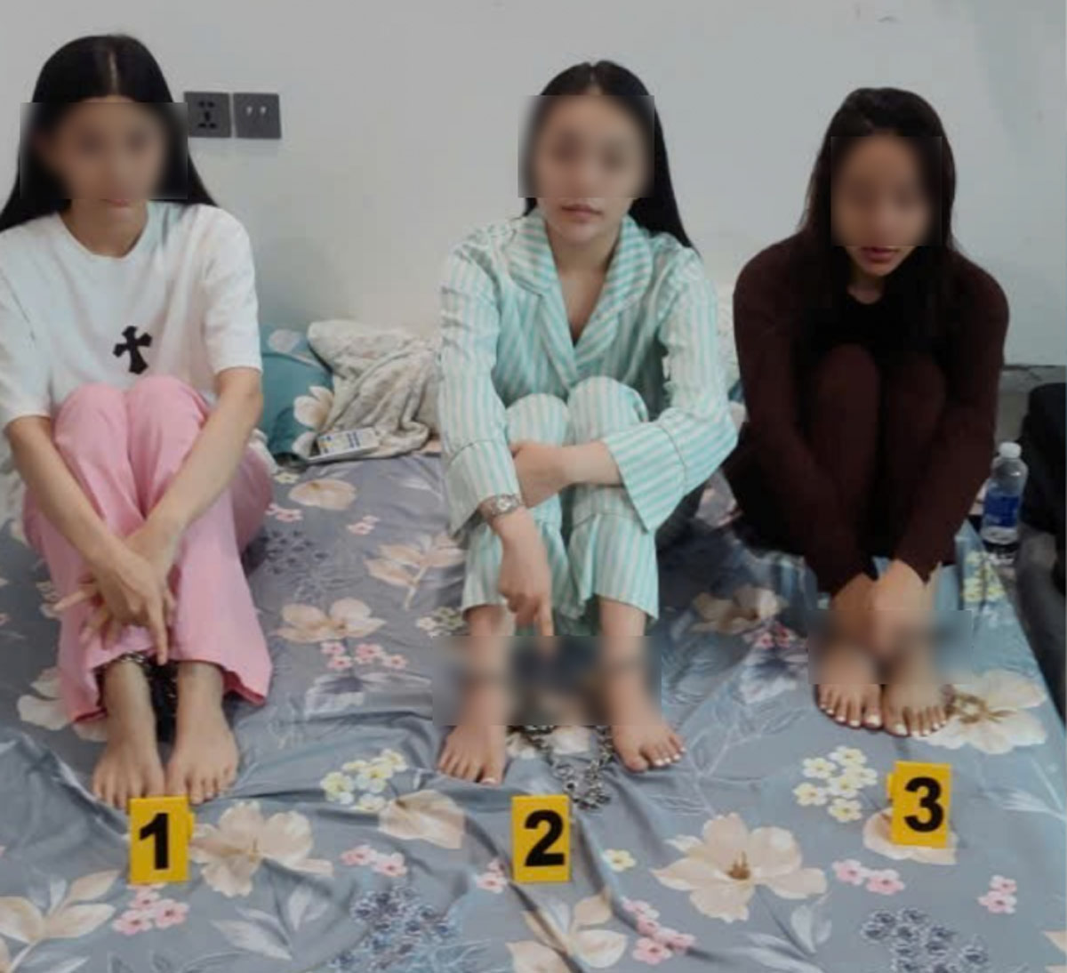 Ba đối tượng bị khởi tố liên quan đến ma túy. Ảnh: Công an Quảng Ninh