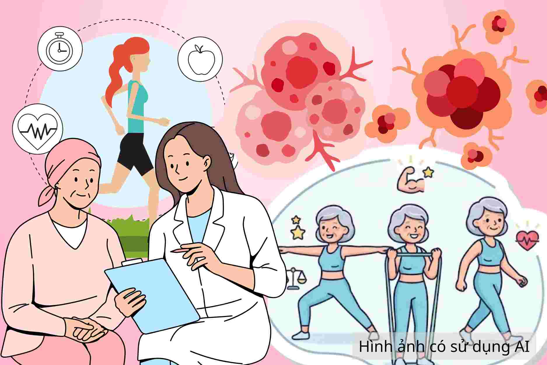 Ministry of Health guides how to exercise for cancer patients