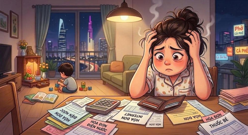 Unemployed at 32, trying to escape having to ask her husband for money every month. Photo: Al create