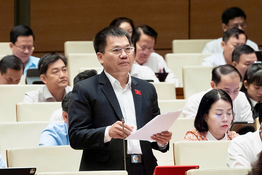Đại biểu Dương Khắc Mai phát biểu. Ảnh: Media.quochoi.vn