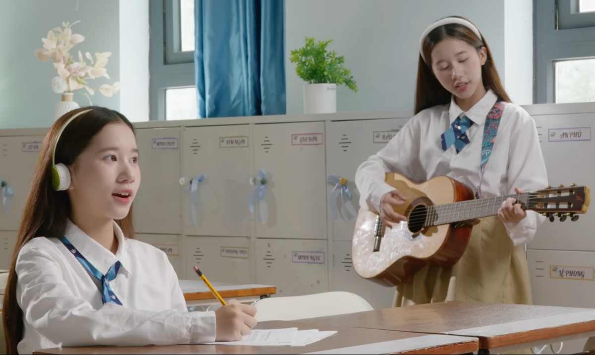 Thục Trang Sachi trong MV “Ba kể con nghe về mẹ“. Ảnh: Nhà sản xuất