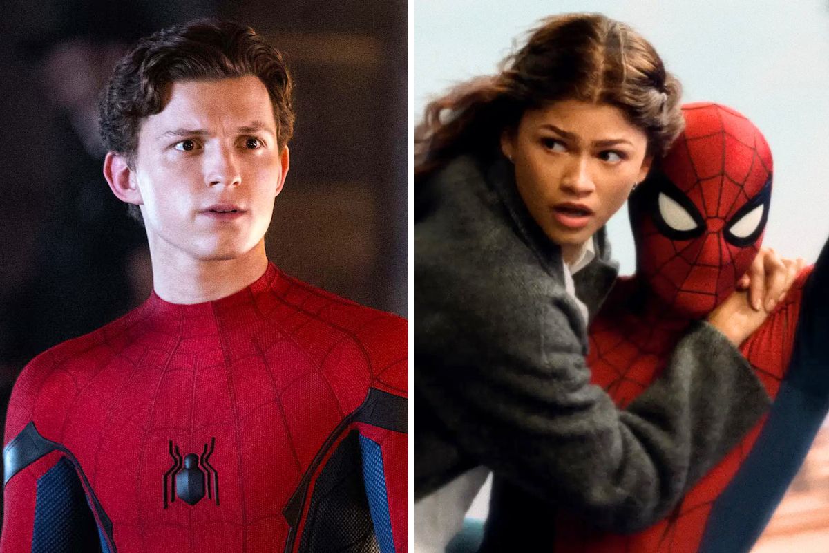 Spider-Man" couple Tom Holland and Zendaya. Photo: CGV