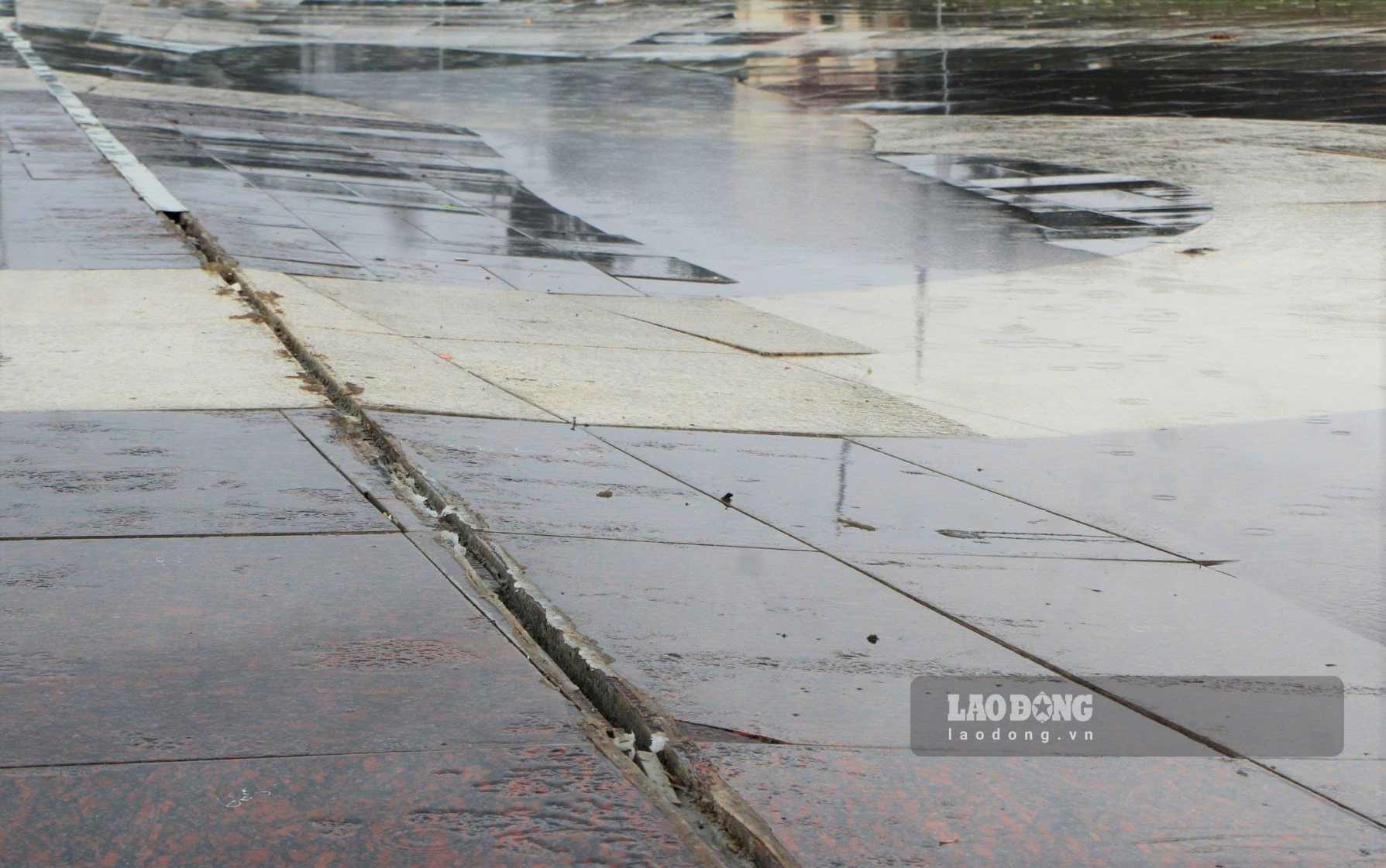 Sụt lún tạo độ vênh làm mất liên kết