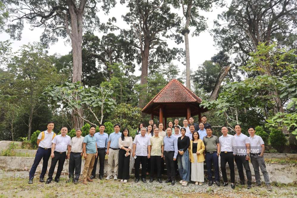 Da Nang High-Tech Park and Industrial Zones Authority (DSEZA) in coordination with the Central Regional Resident Office - Voice of Vietnam (VOV Central) and accompanying units organized a gift-giving program for poor people in Hung Son commune. Photo: Tra Ban