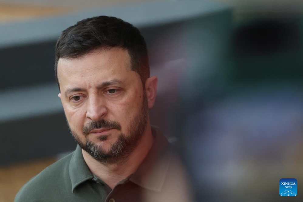 President of Ukraine Volodymyr Zelensky. Photo: Xinhua