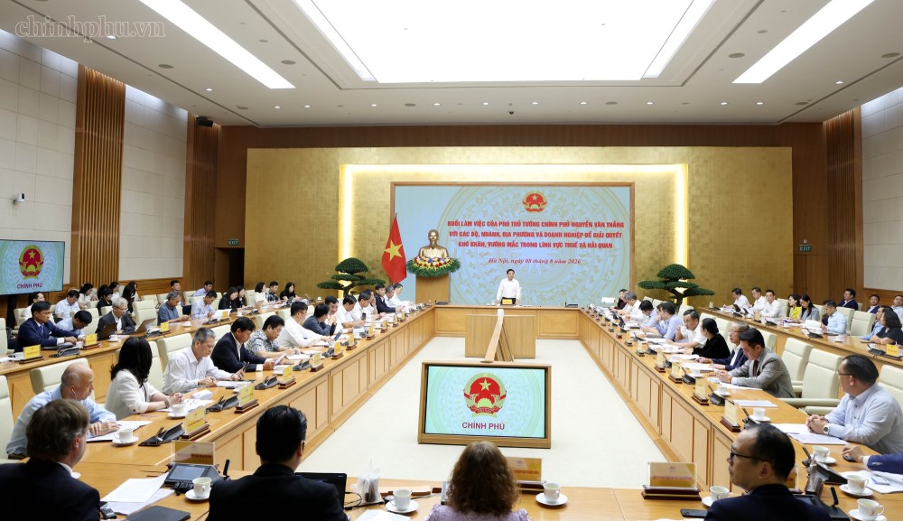 Quang cảnh cuộc làm việc. Ảnh: VGP