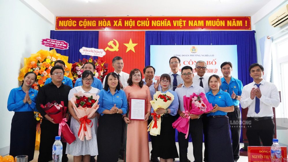The establishment of grassroots trade unions at the company to care for and protect the rights of employees. Photo: Thanh Tuan