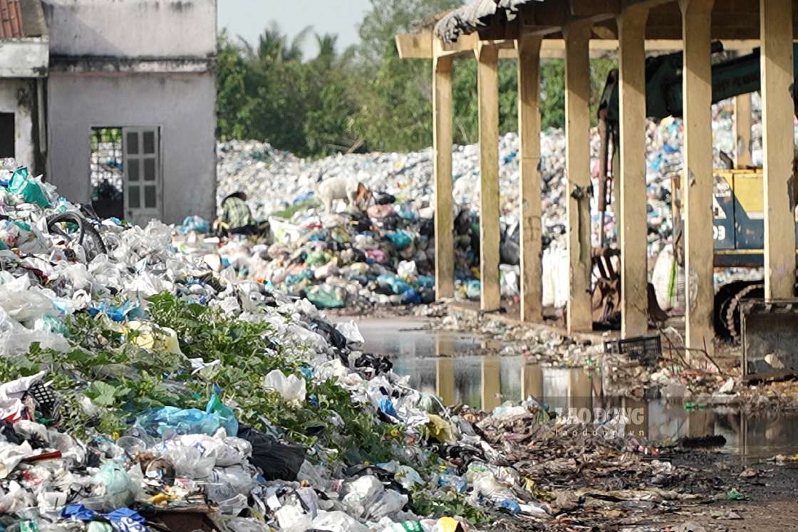 Bãi rác thuộc huyện Kế Sách, tỉnh Sóc Trăng (cũ) (hình năm 2025). Ảnh: Tạ Quang