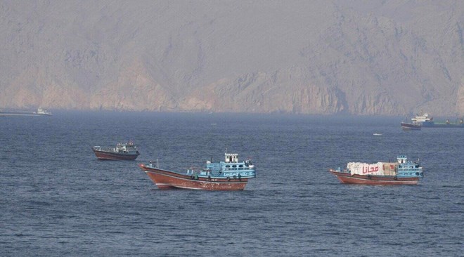 Ships in the Strait of Hormuz in April 2026. Photo: Xinhua