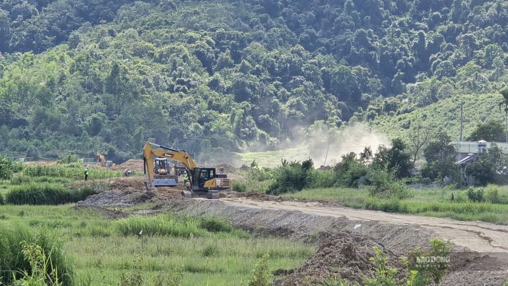 Các dự án trọng điểm đang được Điện Biên đẩy nhanh tiến độ triển khai. Ảnh: Thành An
