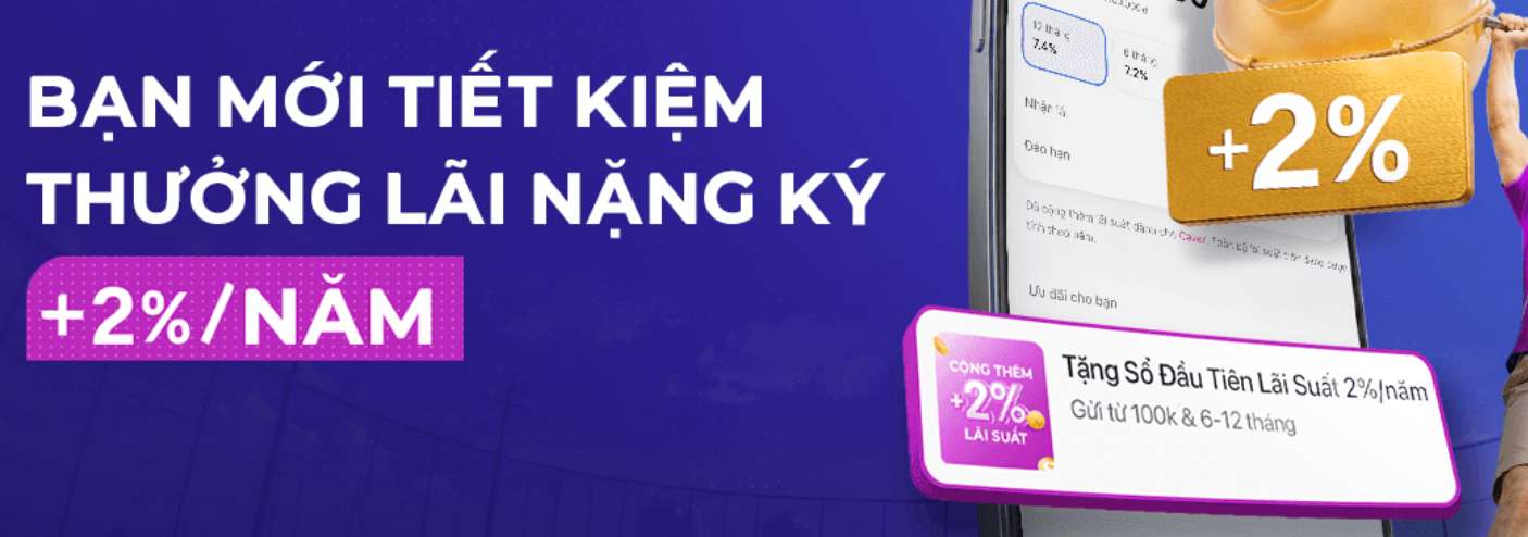 Biểu lãi suất tiết kiệm Cake by VPBank. Ảnh: Cake by VPBank  