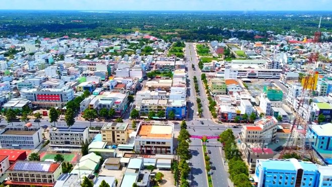 UBND tỉnh đã ban hành quy định về dạy thêm, học thêm trên địa bàn tỉnh, áp dụng từ ngày 11.8. Trong ảnh: một góc Đồng Tháp nhìn từ trên cao. Ảnh: Phong Linh.