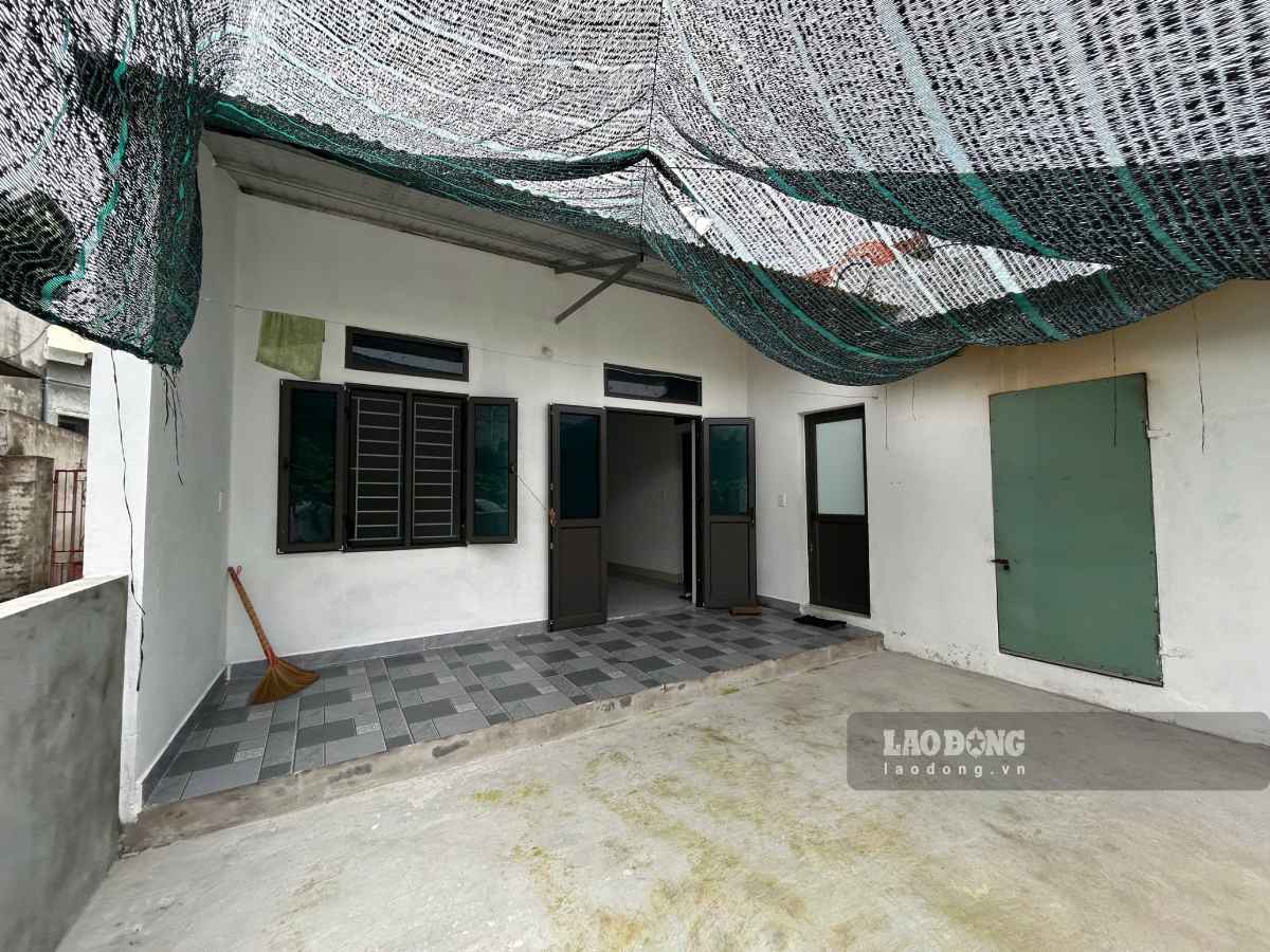 La maison de grande unité spacieuse de la famille de Mme Phượng dans la commune de Vụ Bản, province de Ninh Bình. Photo: Lương Hà