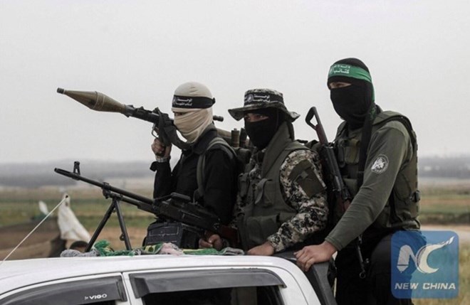 Some members of Hamas. Photo: Xinhua