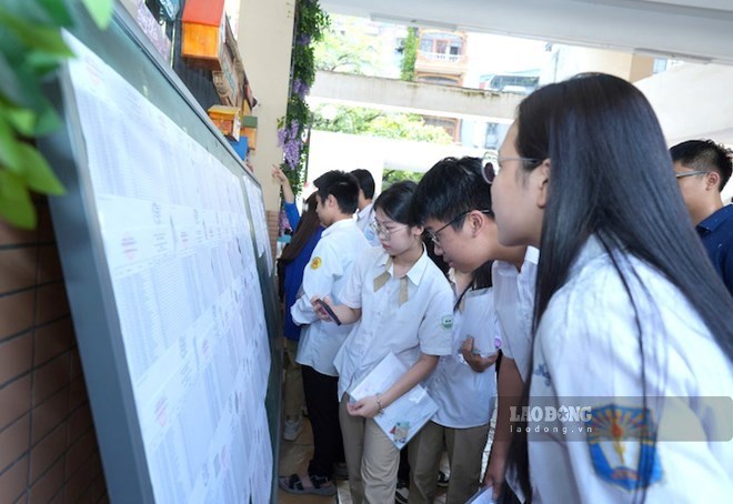 대학교들이 2026년 합격 점수 발표 일정을 발표하기 시작했습니다. 사진: 흐우 찬