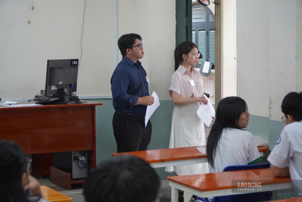 Candidates taking the 2026 high school graduation exam in Ho Chi Minh City. Photo: Chan Phuc