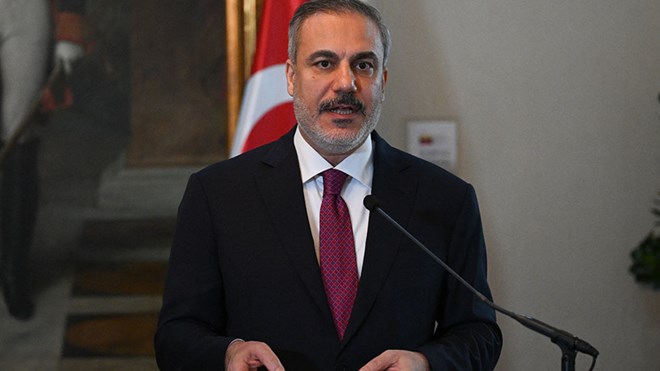 Turkish Foreign Minister Hakan Fidan. Photo: AFP