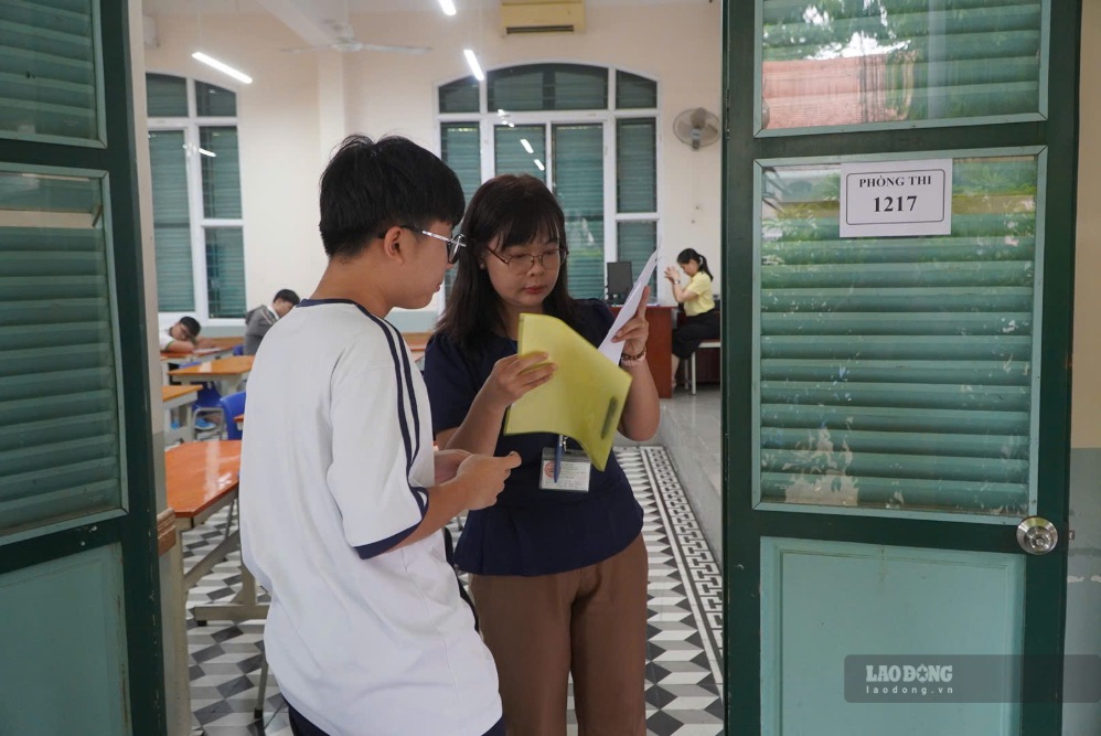 Candidates taking the 2026 high school graduation exam in Ho Chi Minh City. Photo: Chan Phuc