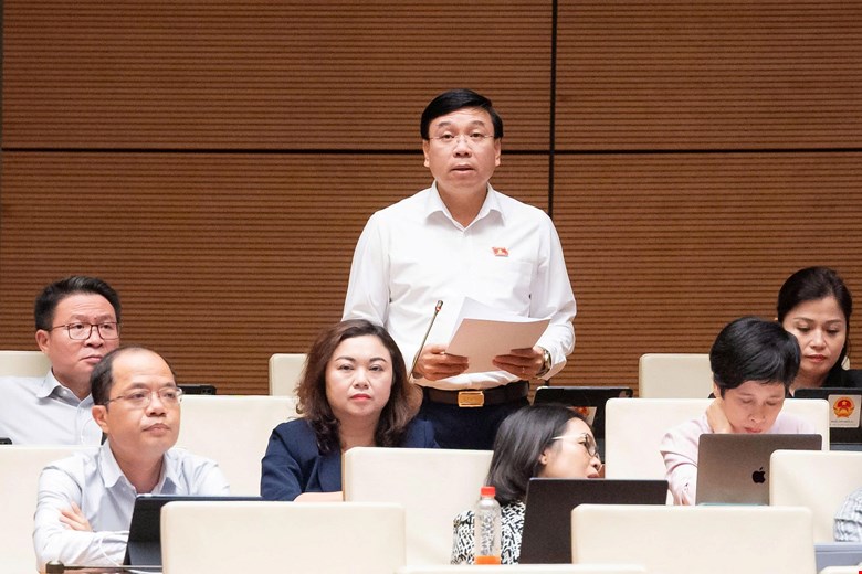 Delegate Nguyen Van Manh (Phu Tho delegation). Photo: Media National Assembly