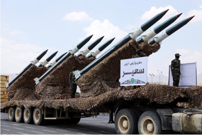 Missiles of Houthi forces in Yemen. Photo: Xinhua