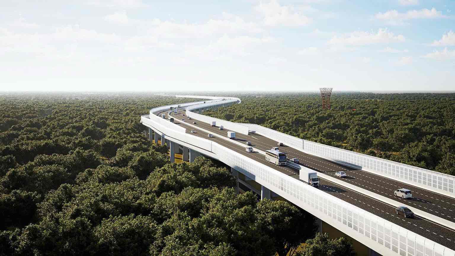 コンポーネントプロジェクト1、マダ橋からドンナイ省のバハオ交差点までの道路建設。写真:投資家提供