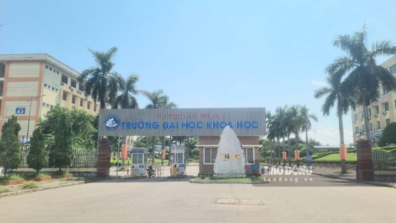 Trường Đại học Khoa học - Đại học Thái Nguyên. Ảnh: Việt Bắc