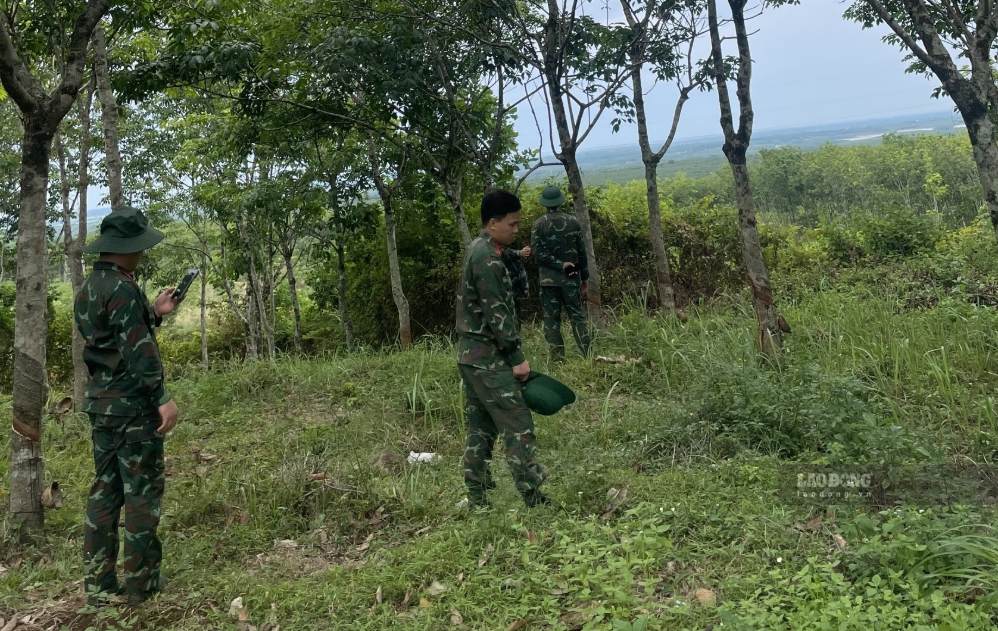 Functional forces organize surveys and searches for mass graves of martyrs who sacrificed in the Con Tien battle. Photo: Han Nguyen
