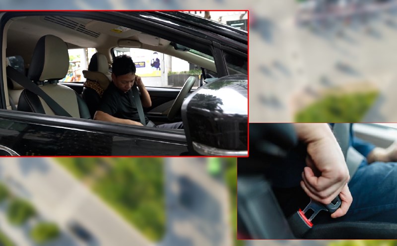 Understanding how the seat belt works helps users check this protective equipment, detect abnormal signs early on old cars. Photo: Hai Danh