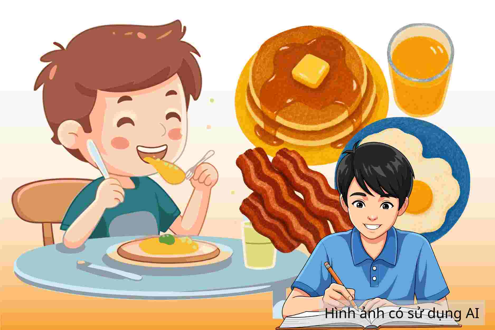Un petit-déjeuner rapide et nutritif aide les enfants à être rassasiés plus longtemps et à se concentrer sur leurs études