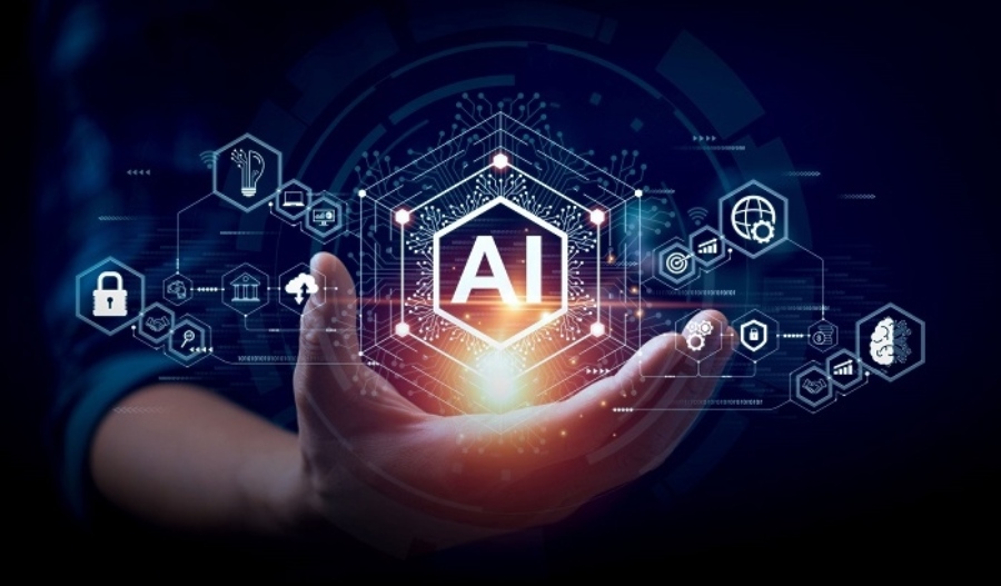 AI support for small and medium-sized enterprises, business households, and cooperatives. Graphics: VGP (with AI tool use)