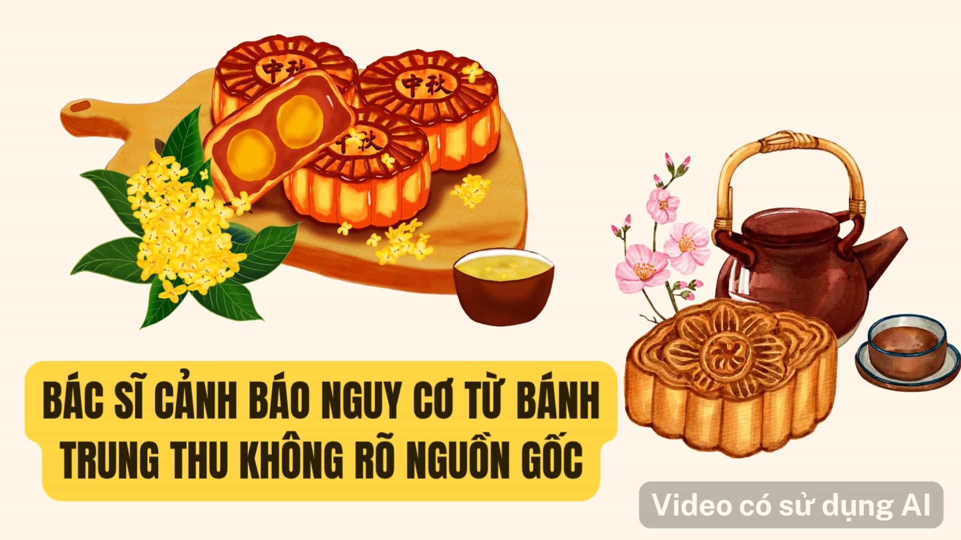 Health risks from Trung Thu cakes of unknown origin