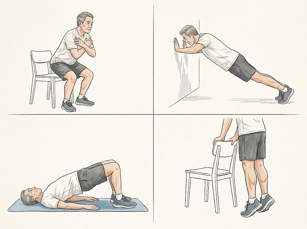 Morning exercises help muscle recovery. Photo: AI