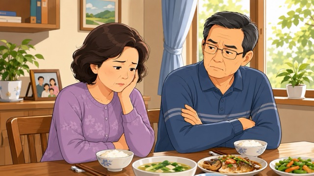 Pension differences make money a problem that needs to be frankly acknowledged by both husband and wife. Illustrative photo: AI