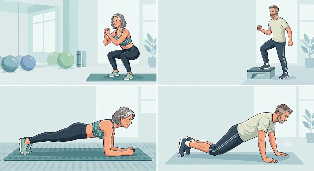 Simple home exercises help reduce belly fat. Photo supported by AI