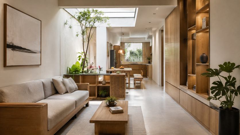 Choosing the right furniture helps the small house become wider and more comfortable. Illustration photo: AI