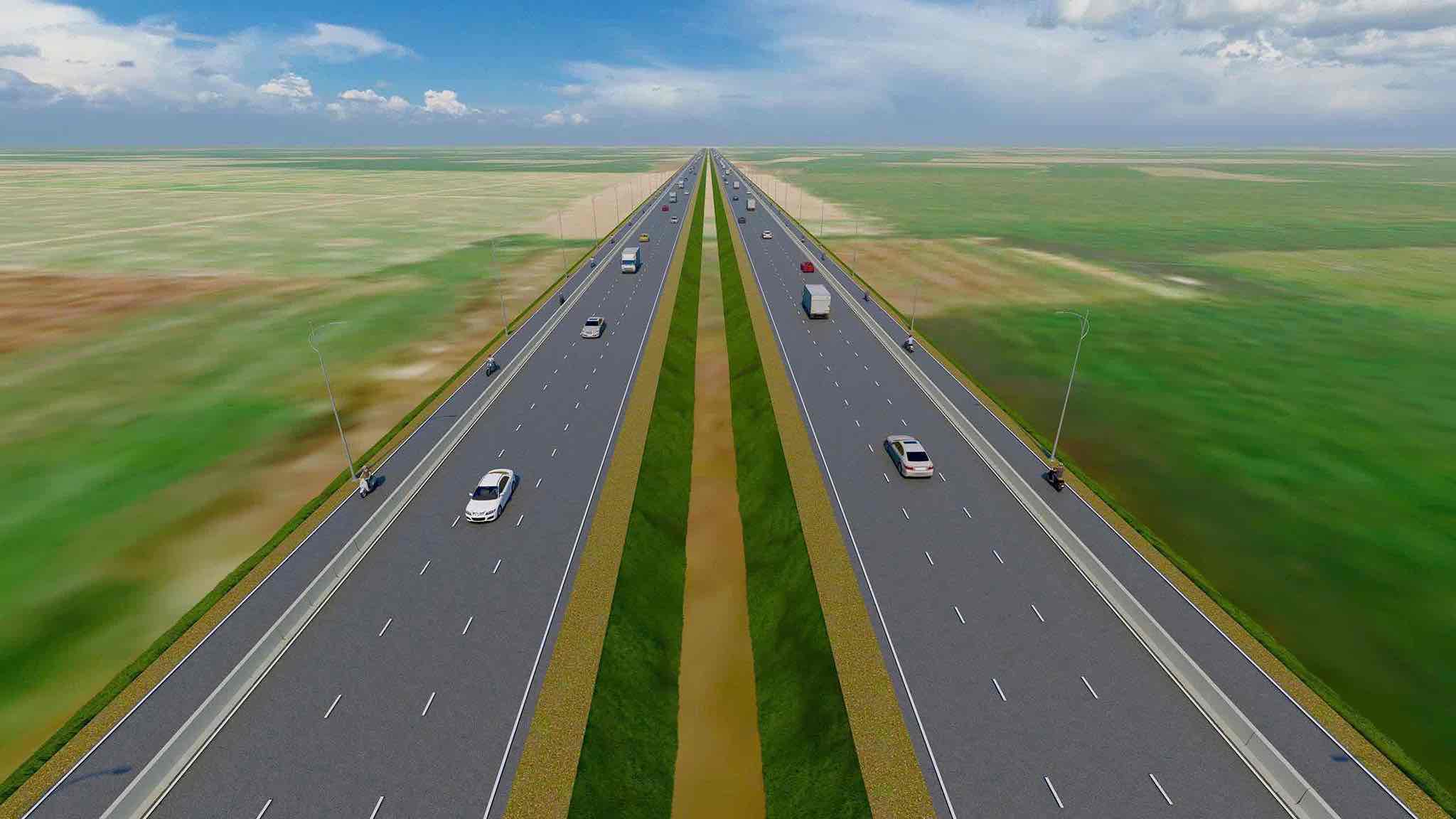 Perspective of DT. 770B road passing through 9 communes and wards of Dong Nai City and connecting Long Thanh airport. Photo source: Dong Nai City Construction Investment Project Management Board