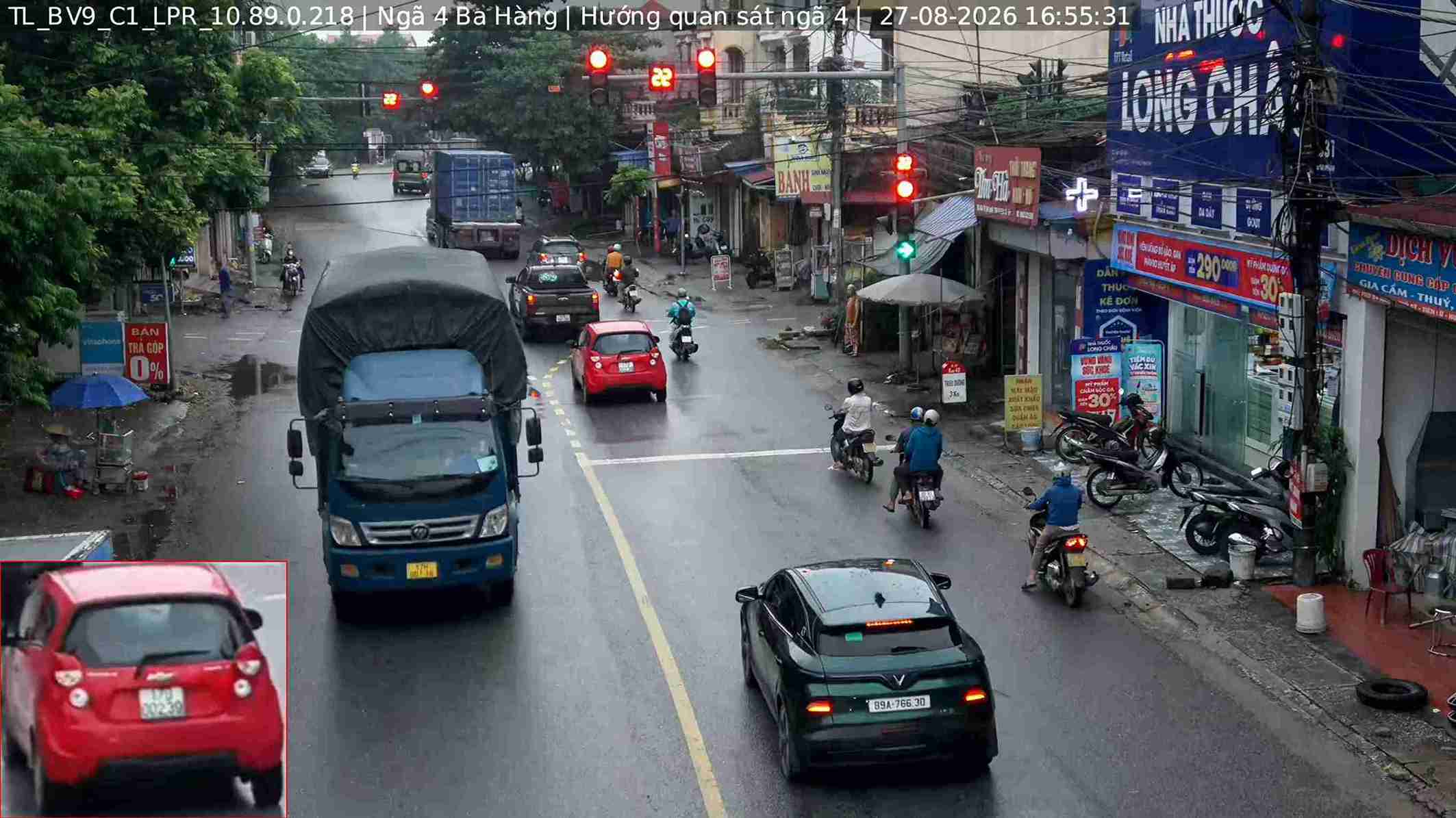 138 turns of vehicles fined remotely in Hung Yen. Photo: Hung Yen Provincial Police