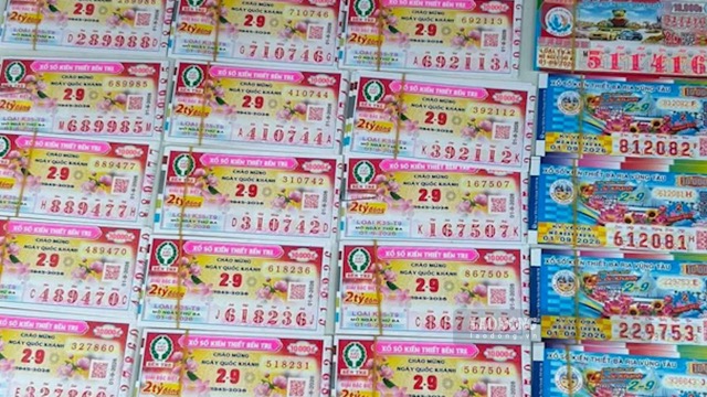 Southern lottery. Photo: Huong Son