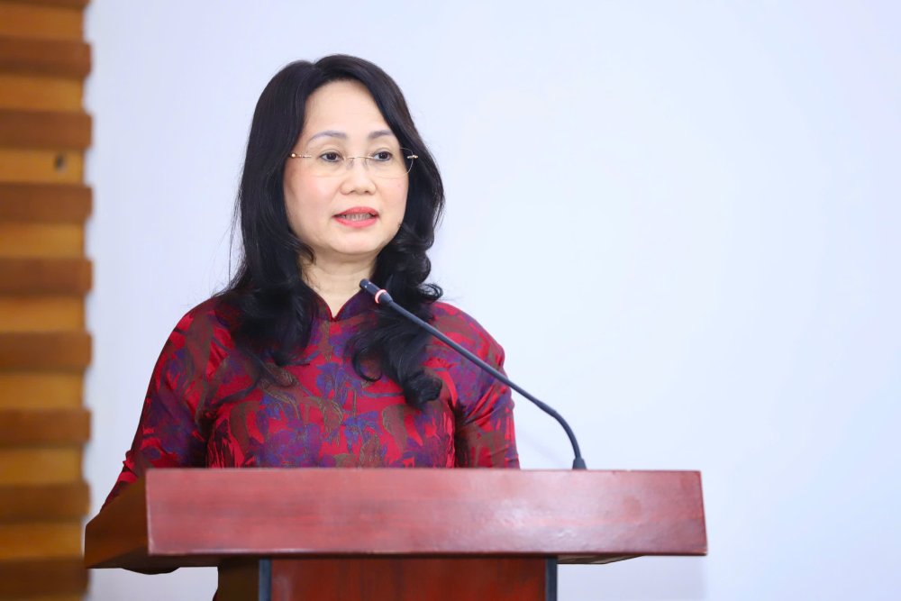 Bộ trưởng Bộ Văn hóa, Thể thao và Du lịch Lâm Thị Phương Thanh. Ảnh: Việt Hùng