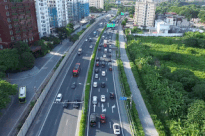 Phap Van - Cau Gie expressway welcomes increased traffic before the last day of the September 2nd holiday