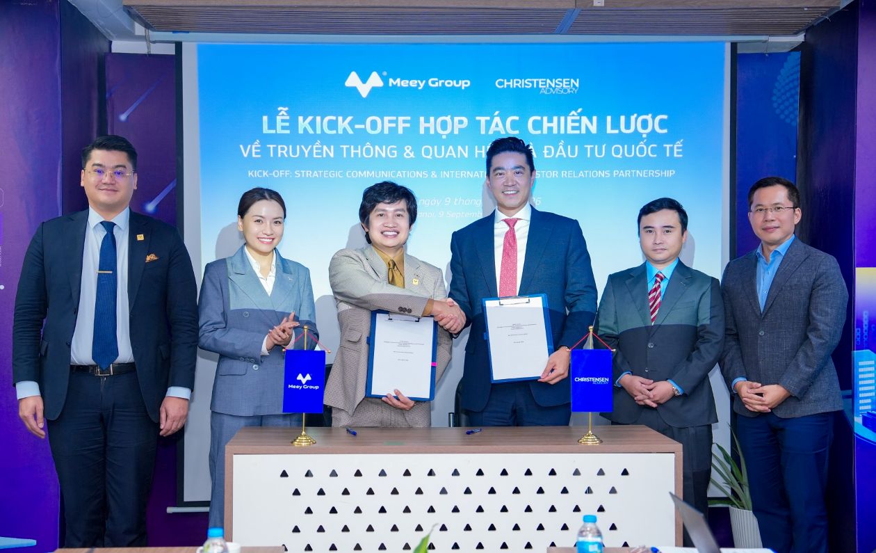 Meey Group signed a strategic cooperation agreement with Christensen Advisory. Photo: MeeyGroup
